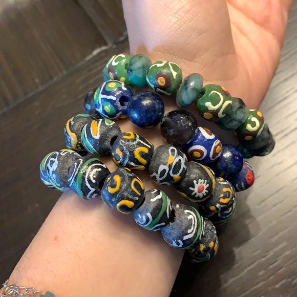 Stack of Colorful Beaded Bracelets - Picture 5 of 5